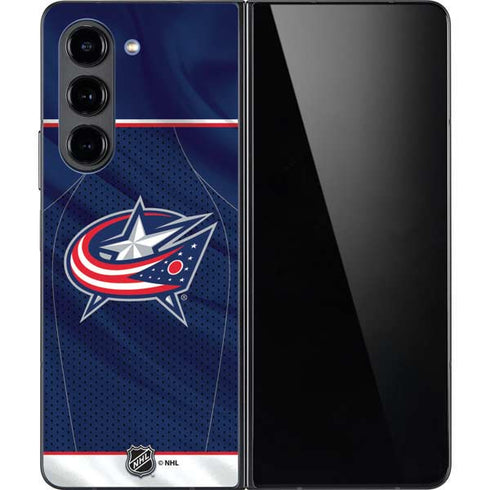 NHL Columbus Blue Jackets Jersey Galaxy Z Fold5 5G Skin